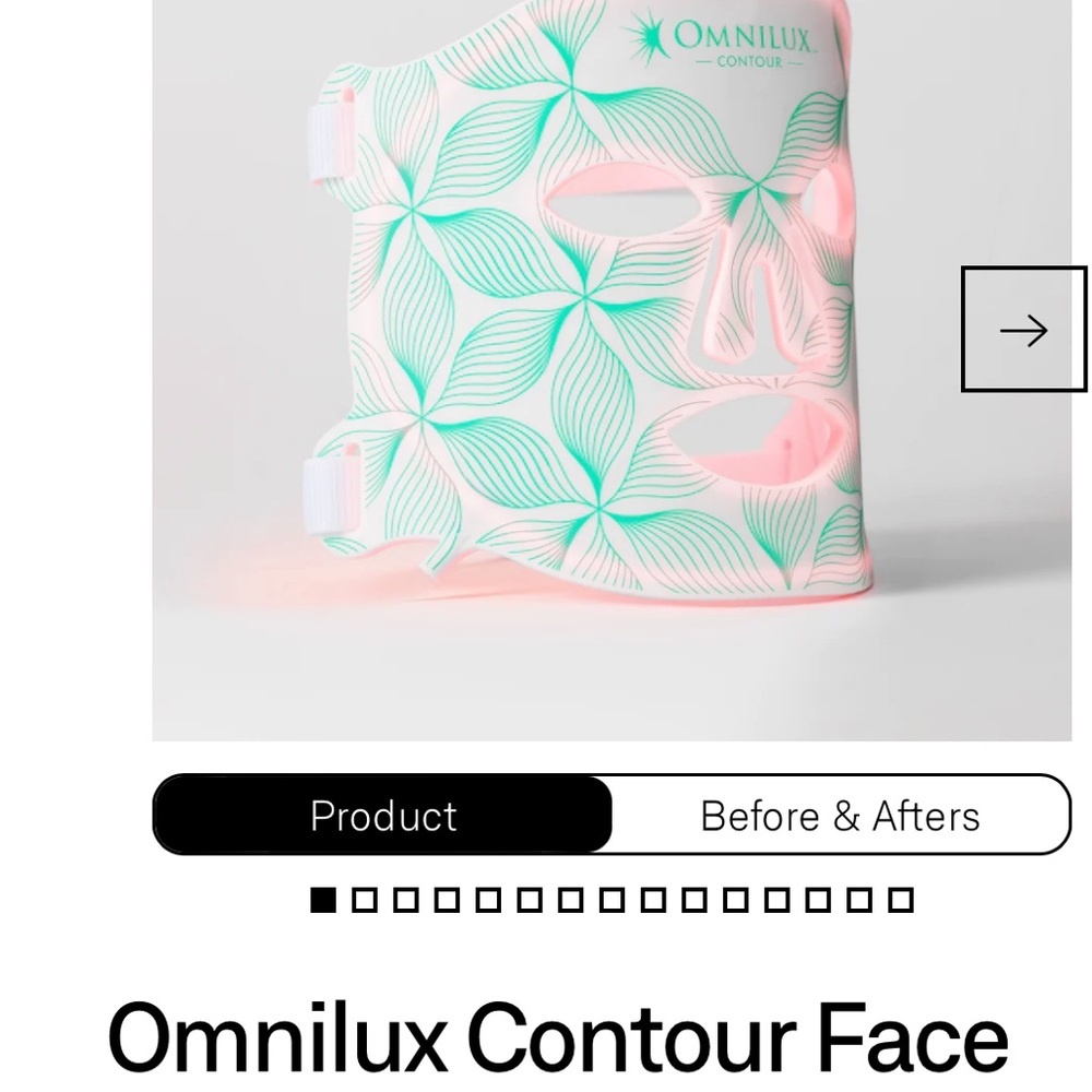 Omnilux Contour Face LED Mask. New, unopened.